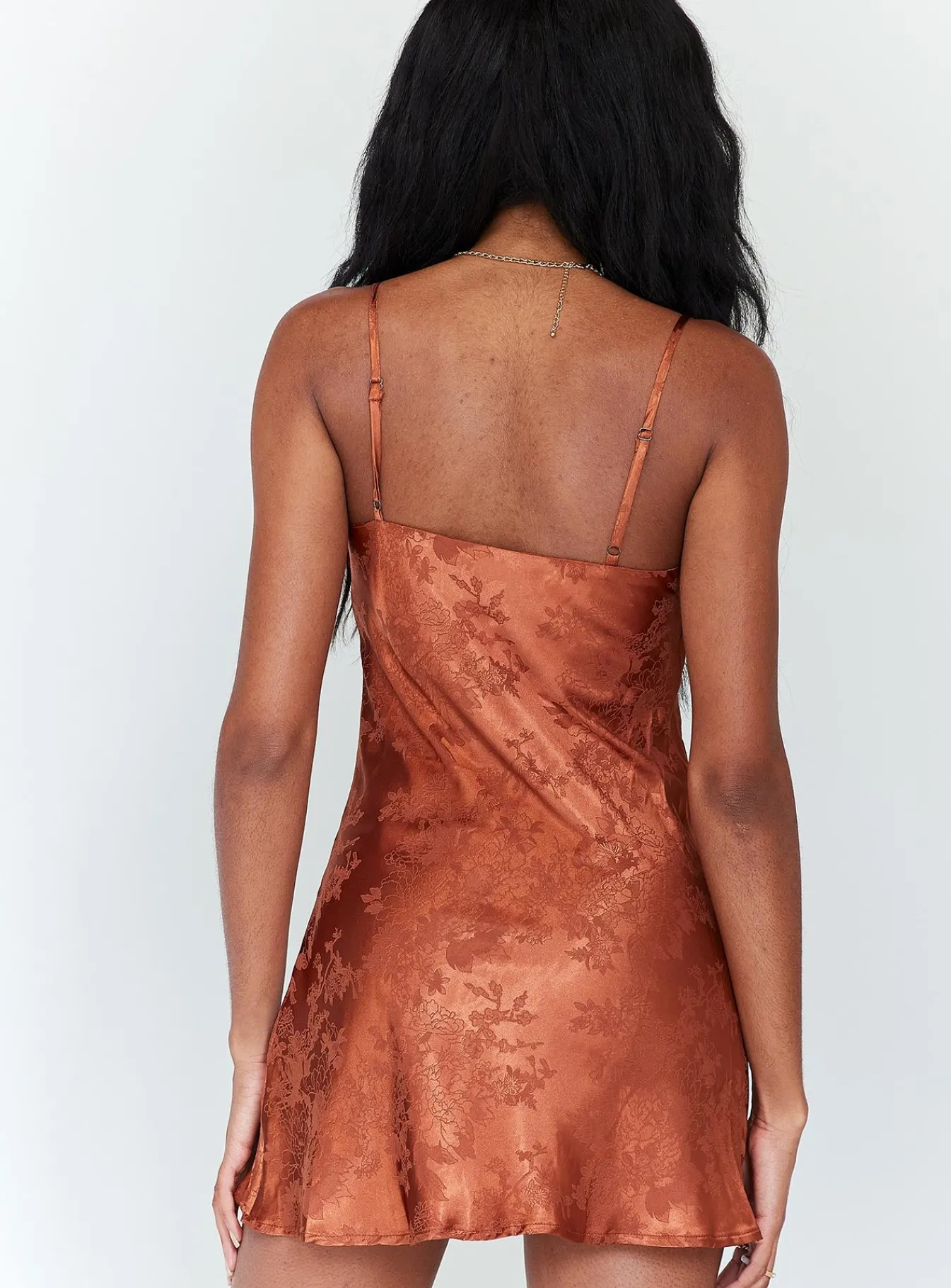 Princess Polly Norman Mini Dress Rust Flash Sale