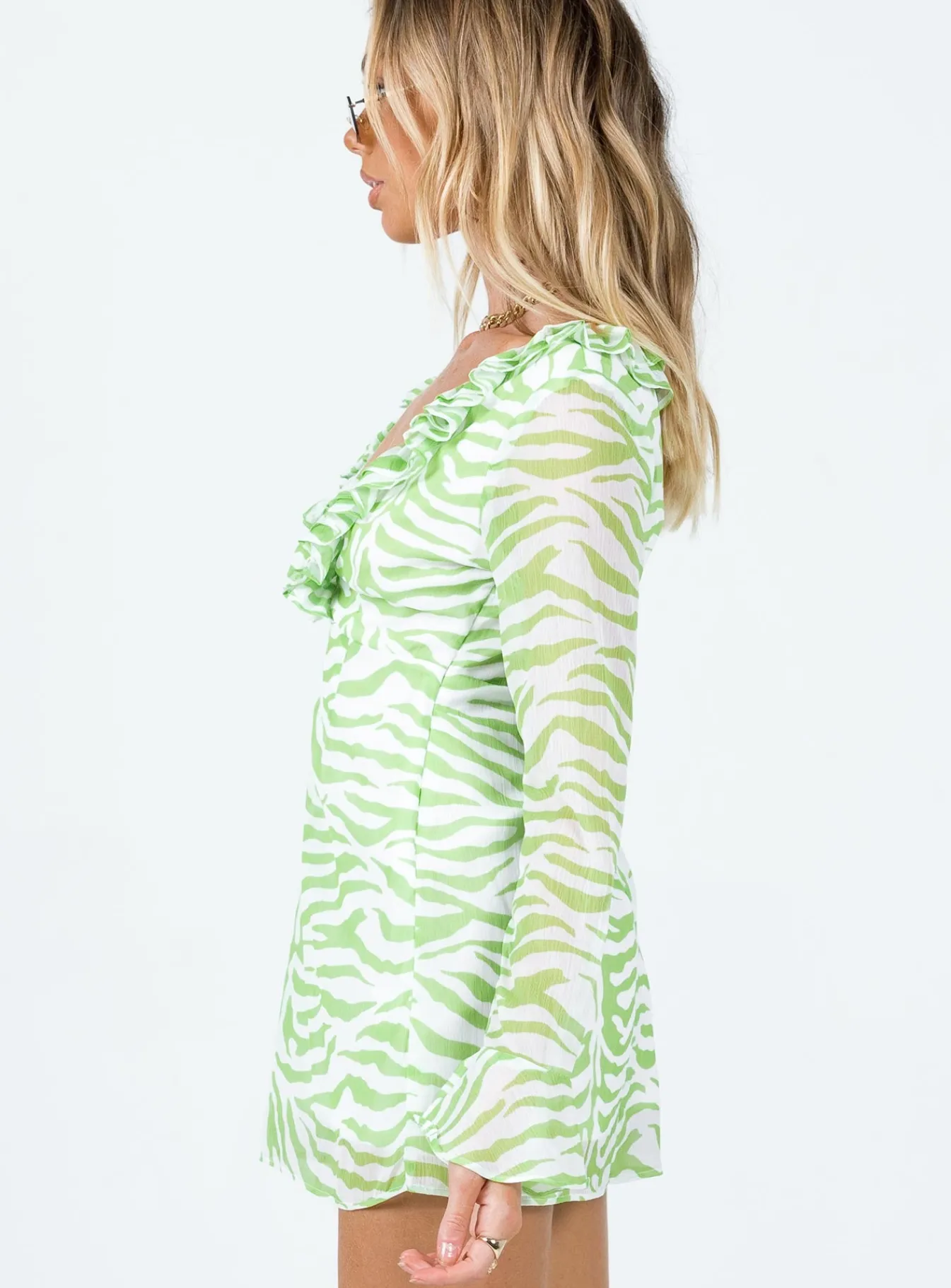 Princess Polly Nostalgia Mini Dress Green Best