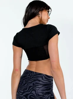 Princess Polly Not Your Baby Corset Black Outlet