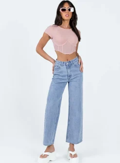 Princess Polly Not Your Baby Corset  Pink Best