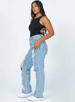 Princess Polly Nugal Rippedjeans Denim Online