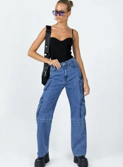 Princess Polly Oakland Bodysuit  Black Fashion