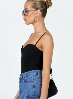 Princess Polly Oakland Bodysuit  Black Fashion