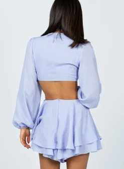Princess Polly Oceane Romper  Blue Best