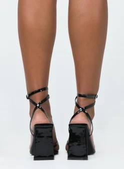Princess Polly Odell Heels  Black Online