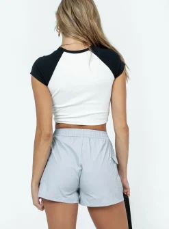 Princess Polly Off Duty Cargo Shorts Grey Cheap