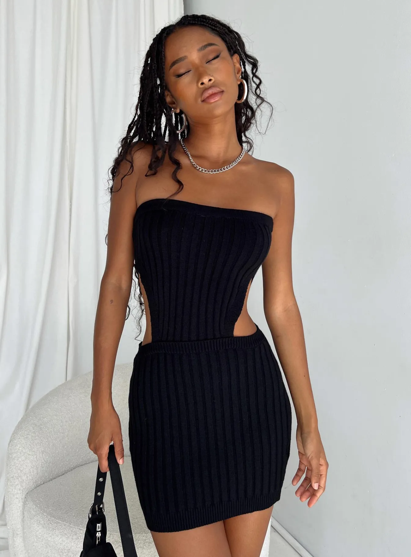 Princess Polly Olia Mini Dress Black Shop