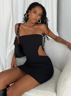 Princess Polly Olia Mini Dress Black Shop