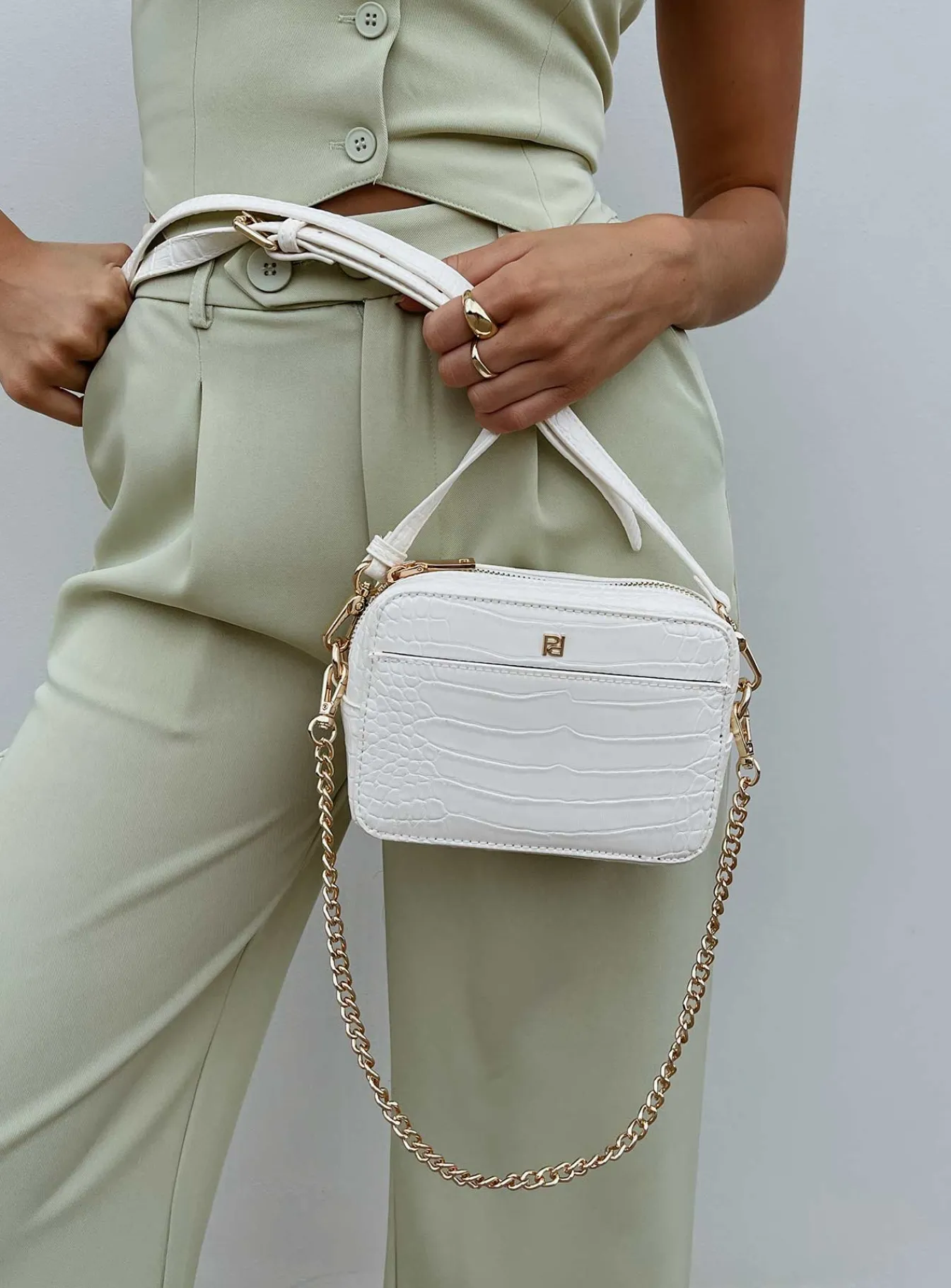 Princess Polly Olwin Crossbody Bag White Sale