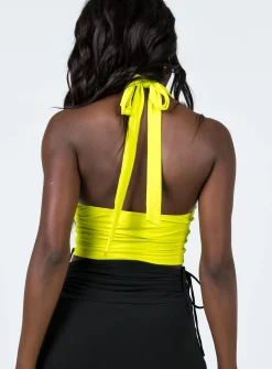 Princess Polly Omarion Top  Green Cheap