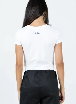 Princess Polly Organic Angels 222 Tee Ivory Best Sale