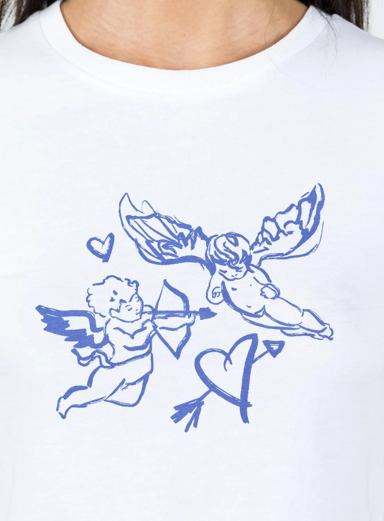 Princess Polly Organic Angels 222 Tee Ivory Best Sale