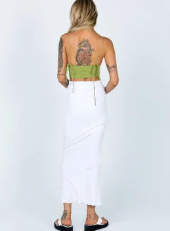 Princess Polly Oscar Maxi Skirt  White Best Sale