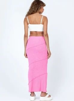 Princess Polly Oscar Maxi Skirt  Hot Pink Best Sale