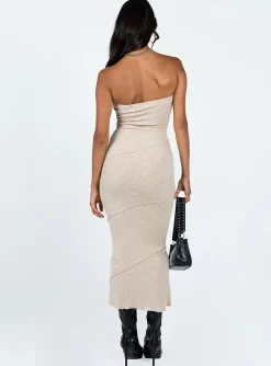 Princess Polly Oscar Midi Dress Beige Best