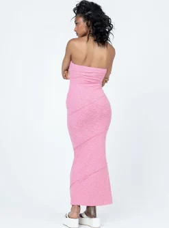 Princess Polly Oscar Midi Dress Pink Clearance