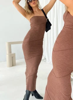Princess Polly Oscar Midi Dress  Brown Store