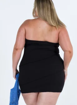 Princess Polly Oscar Mini Dresscurve Black Best Sale