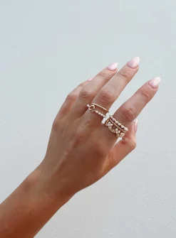 Princess Polly Osmond Ring Pack  Gold Shop