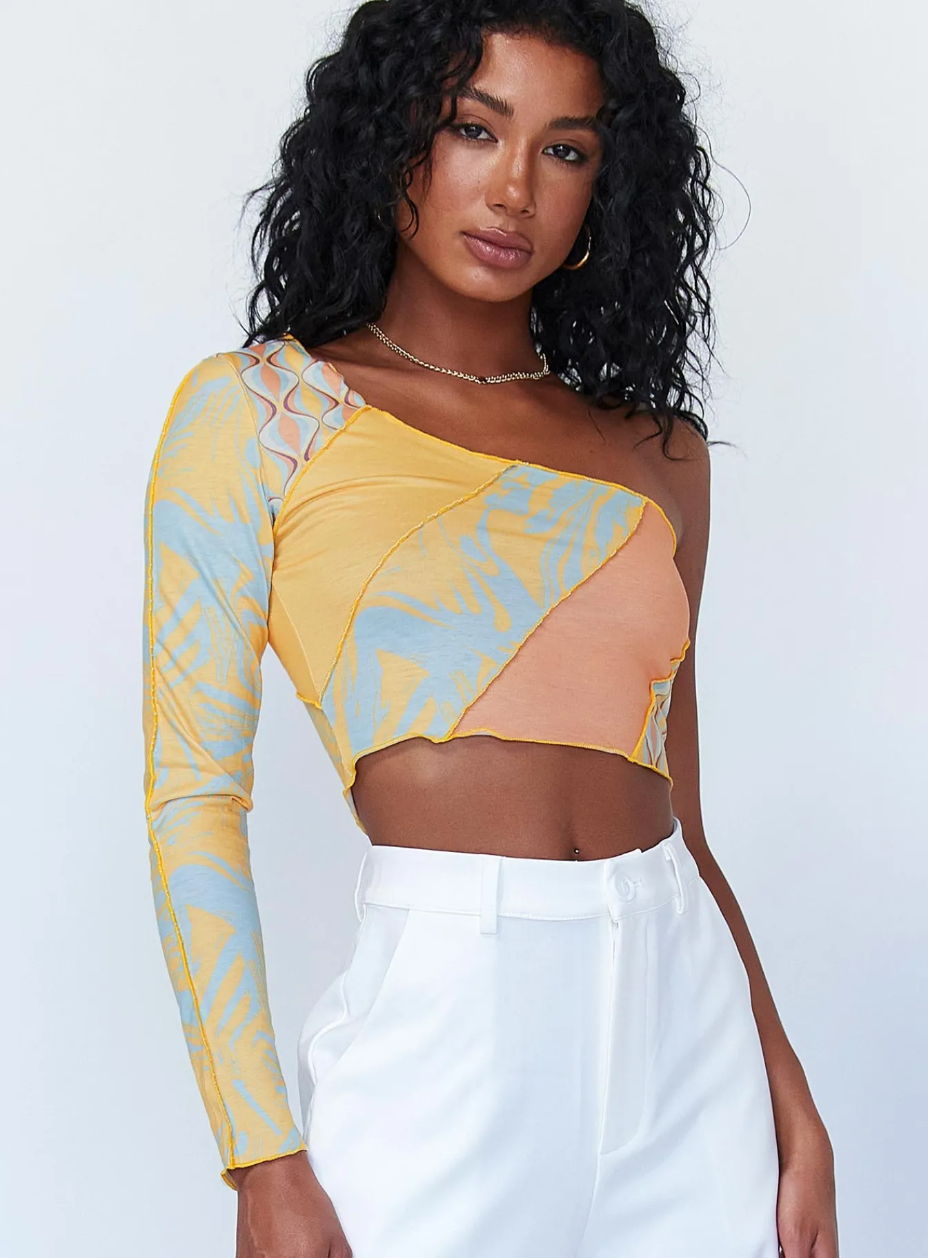 Princess Polly Otis Top Orange Clearance