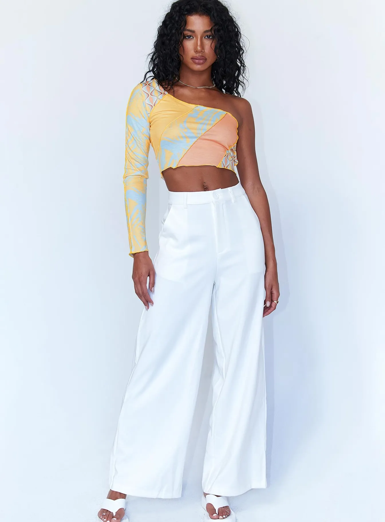 Princess Polly Otis Top Orange Clearance