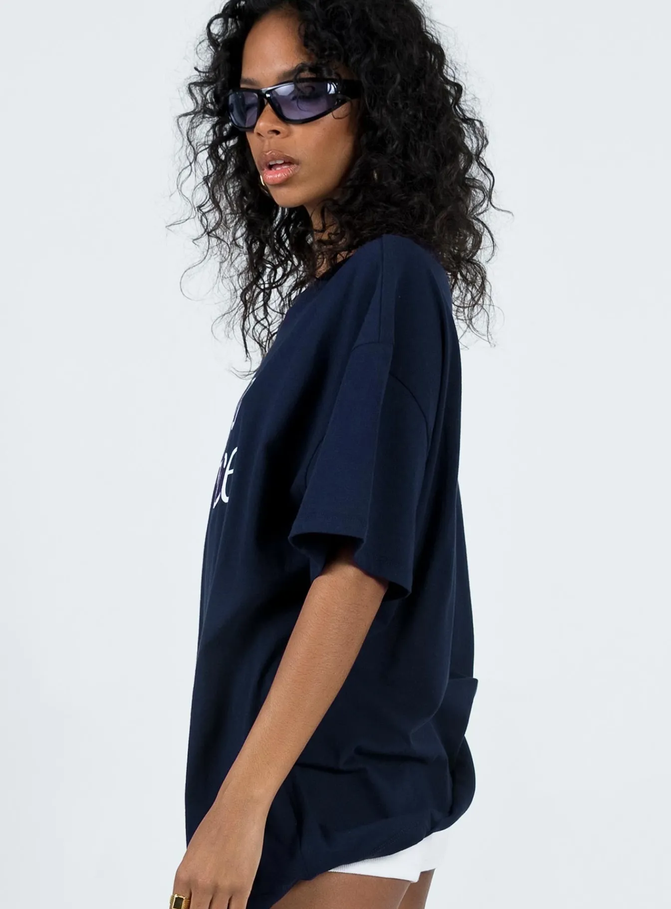 Princess Polly Out Of Office Tee Blue Online