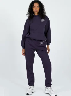 Princess Polly Out Of Office Tracksuit Pants  Navy Cheap