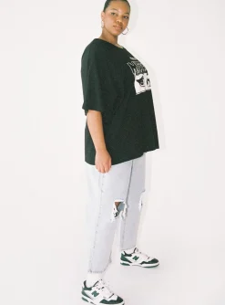 Princess Polly Oxford Mom Jeans Mid Washcurve   Denim Store