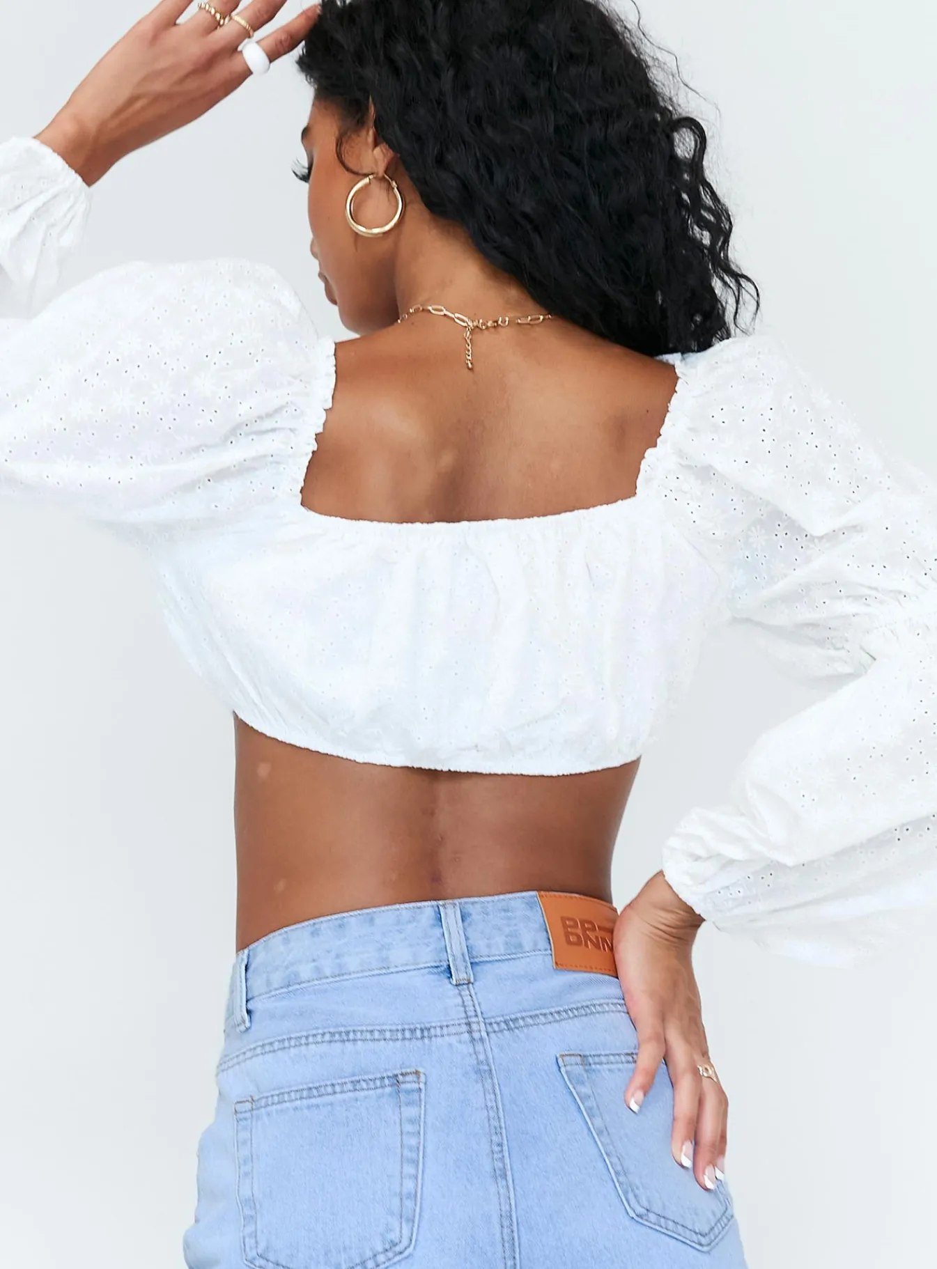 Princess Polly Pabla Long Sleeve Top White Outlet