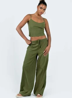 Princess Polly Paigey Set Khaki Flash Sale