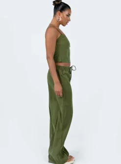 Princess Polly Paigey Set Khaki Flash Sale