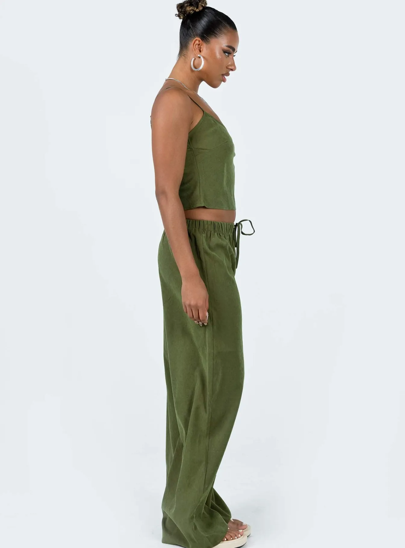 Princess Polly Paigey Set Khaki Flash Sale