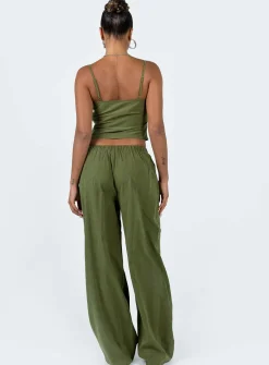 Princess Polly Paigey Set Khaki Flash Sale