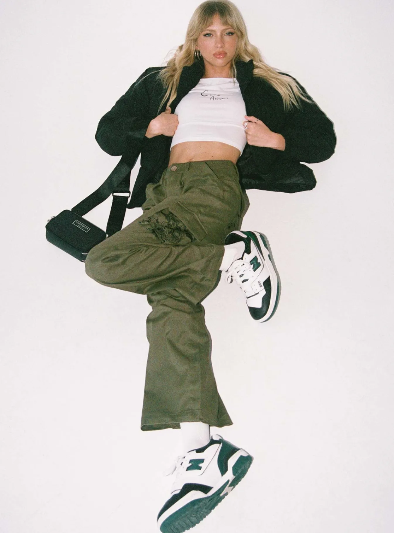 Princess Polly Paisley Tattoo Cargo Pants Khaki Hot