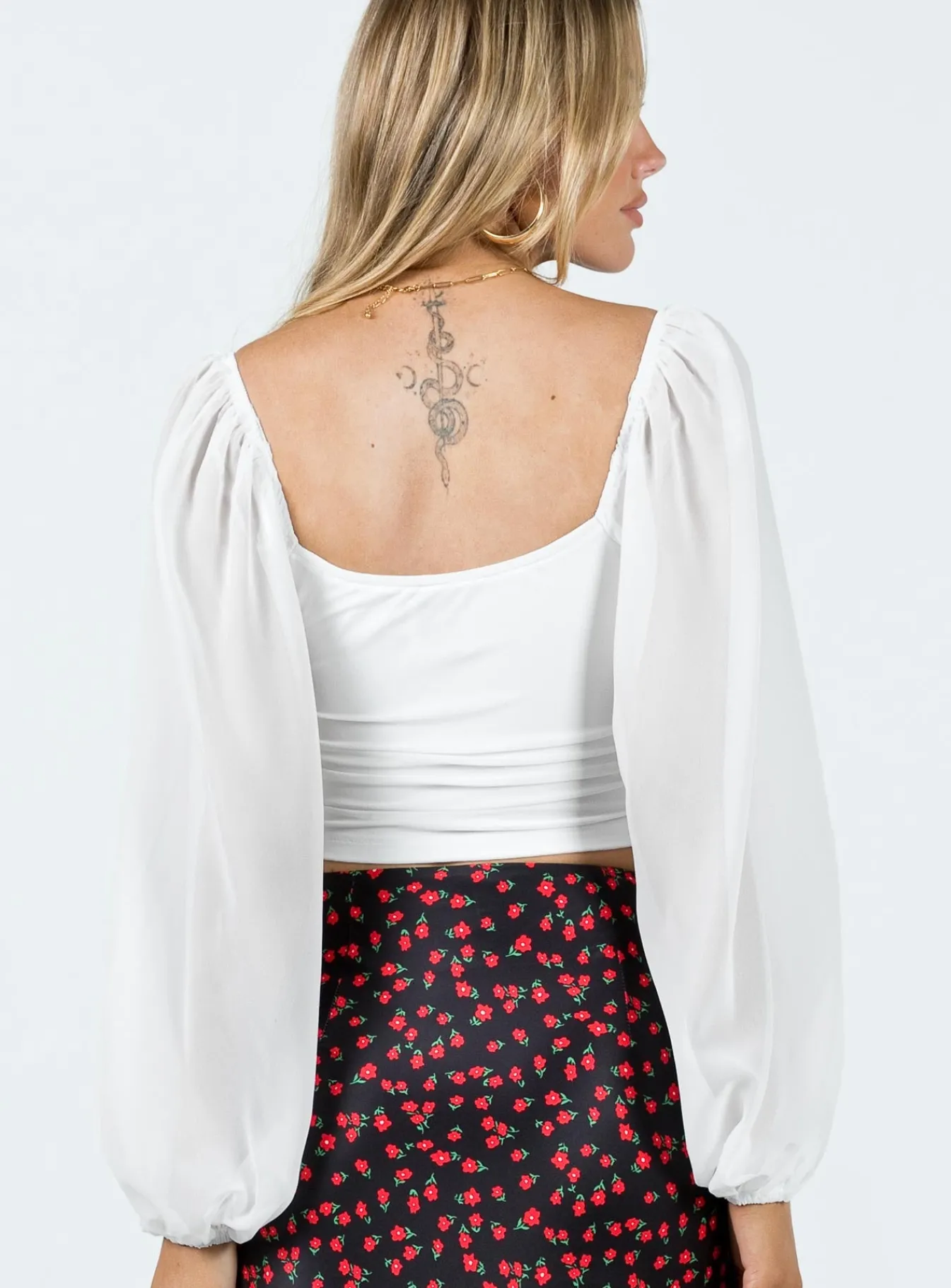 Princess Polly Paley Long Sleeve Top White Sale