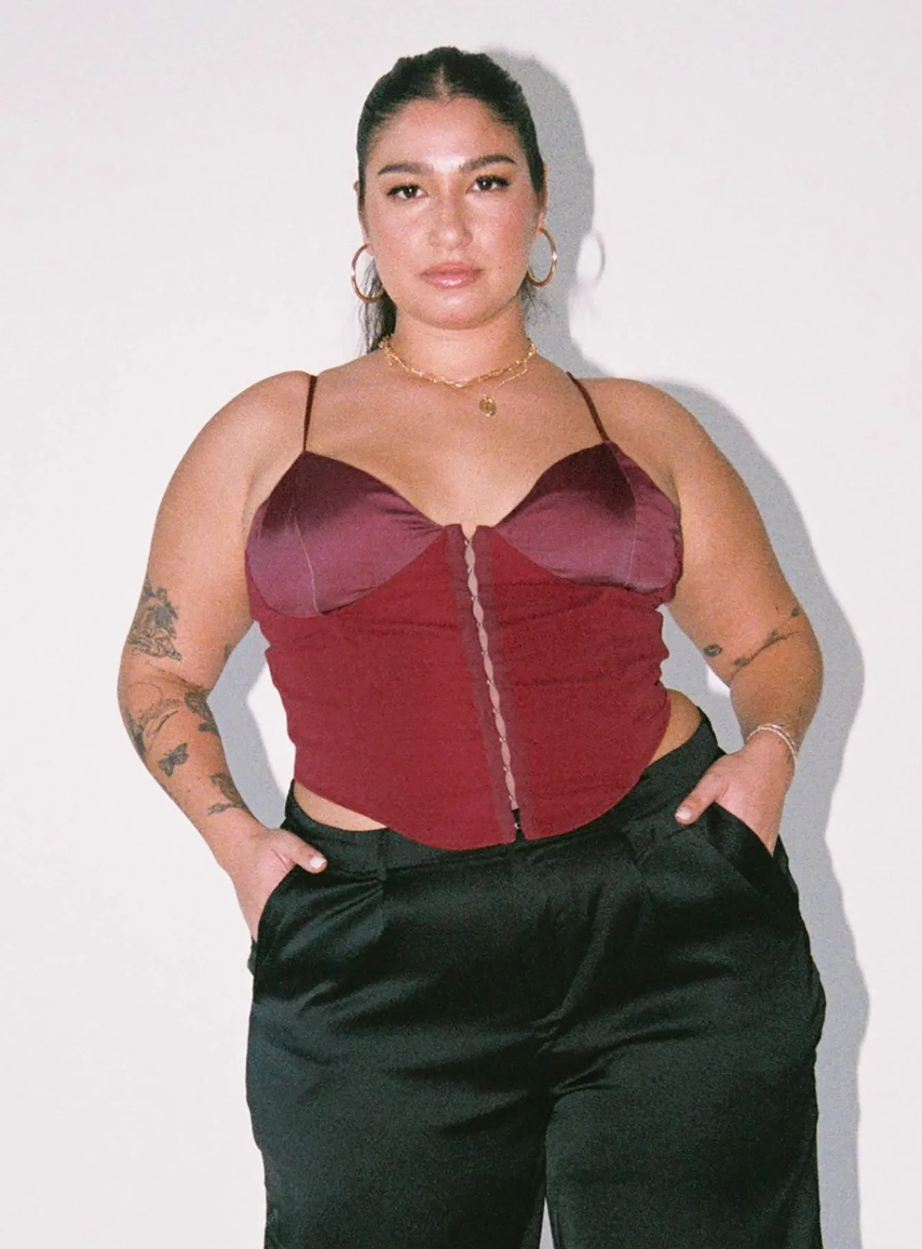Princess Polly Palisade Corset Topcurve Red Sale