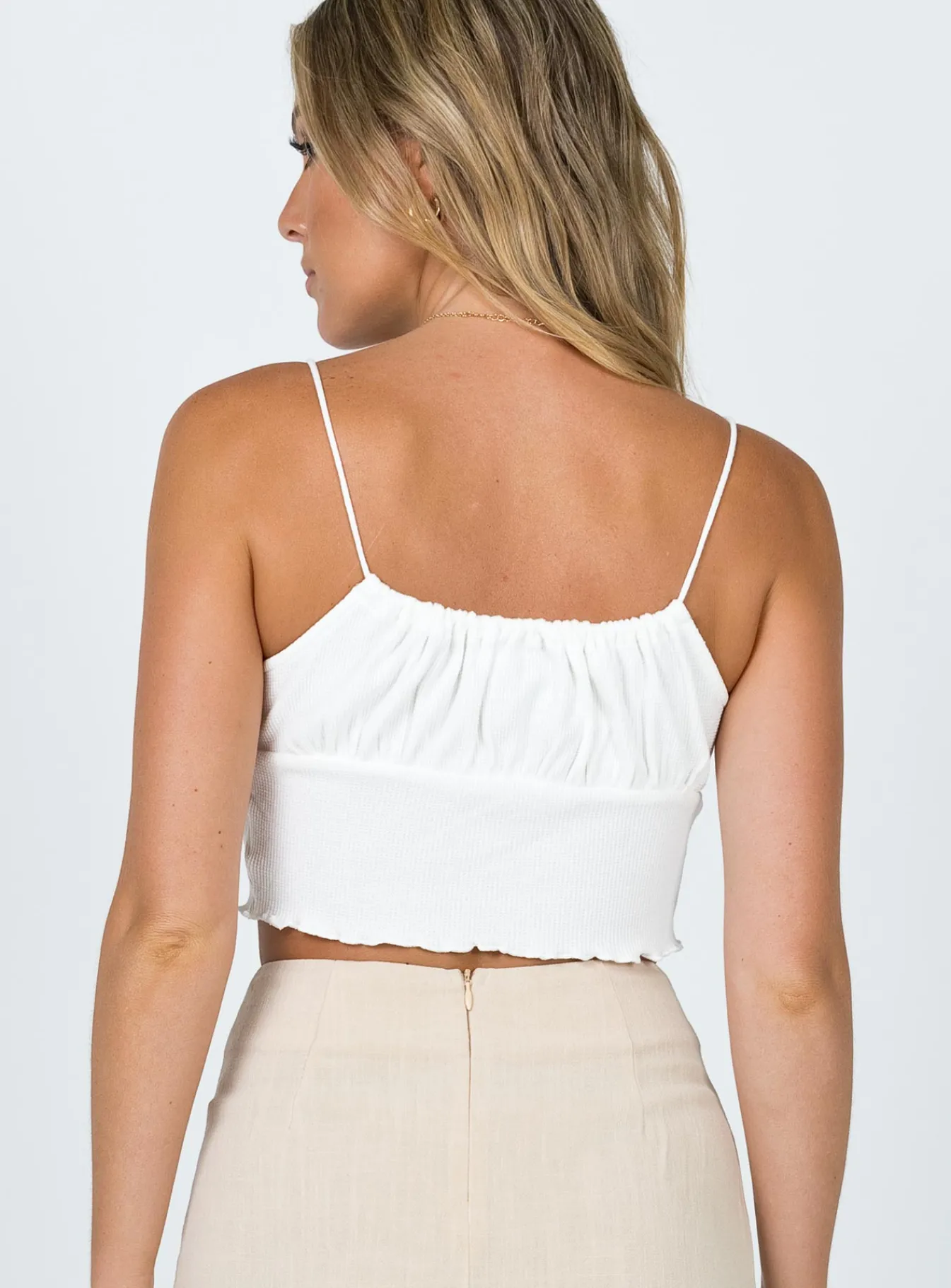 Princess Polly Pamelia Top White Cheap