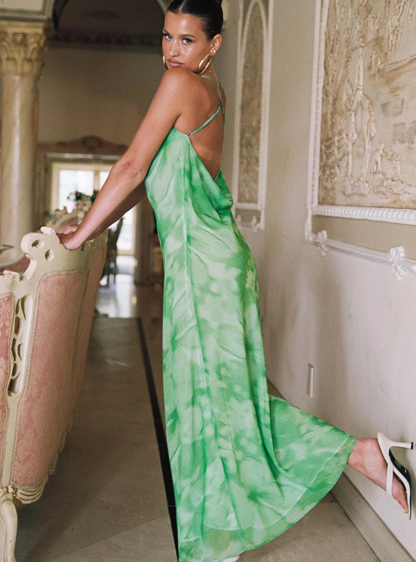 Princess Polly Pantano Maxi Dress Green Shop