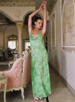 Princess Polly Pantano Maxi Dress Green Shop