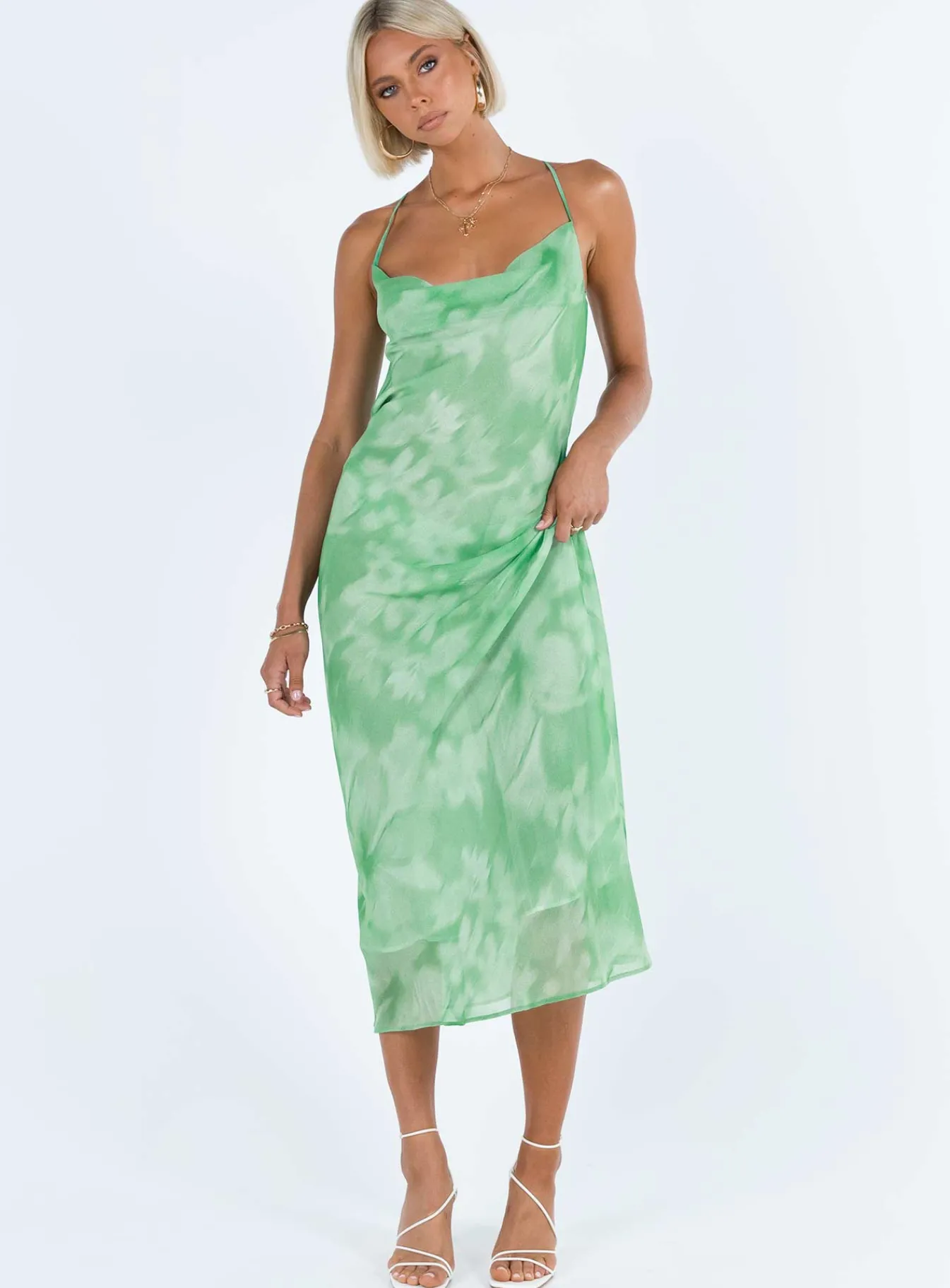 Princess Polly Pantano Maxi Dress Green Shop