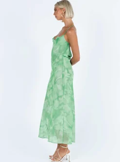 Princess Polly Pantano Maxi Dress Green Shop