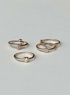 Princess Polly Pardo Ring Pack Gold Online