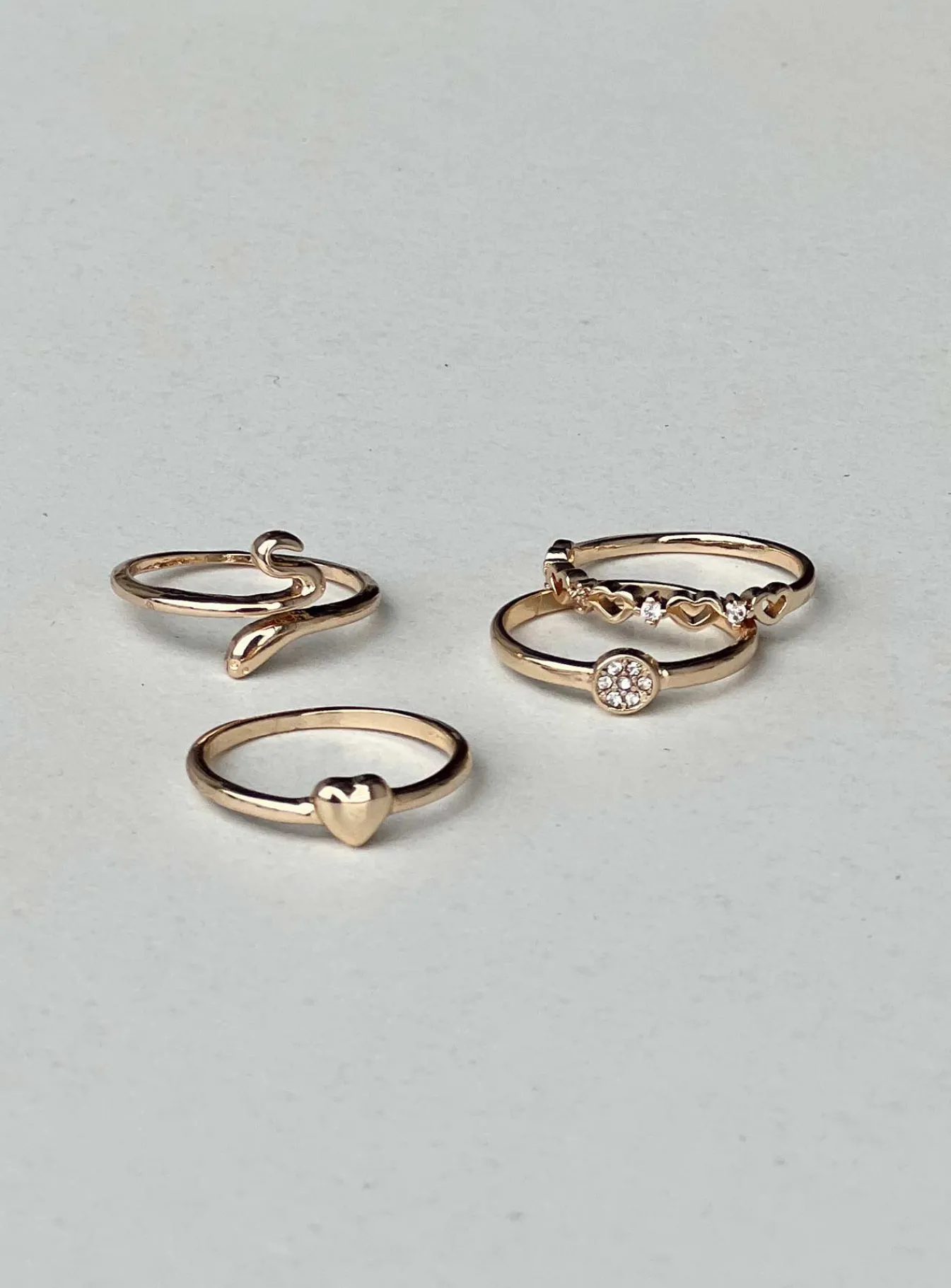 Princess Polly Pardo Ring Pack Gold Online