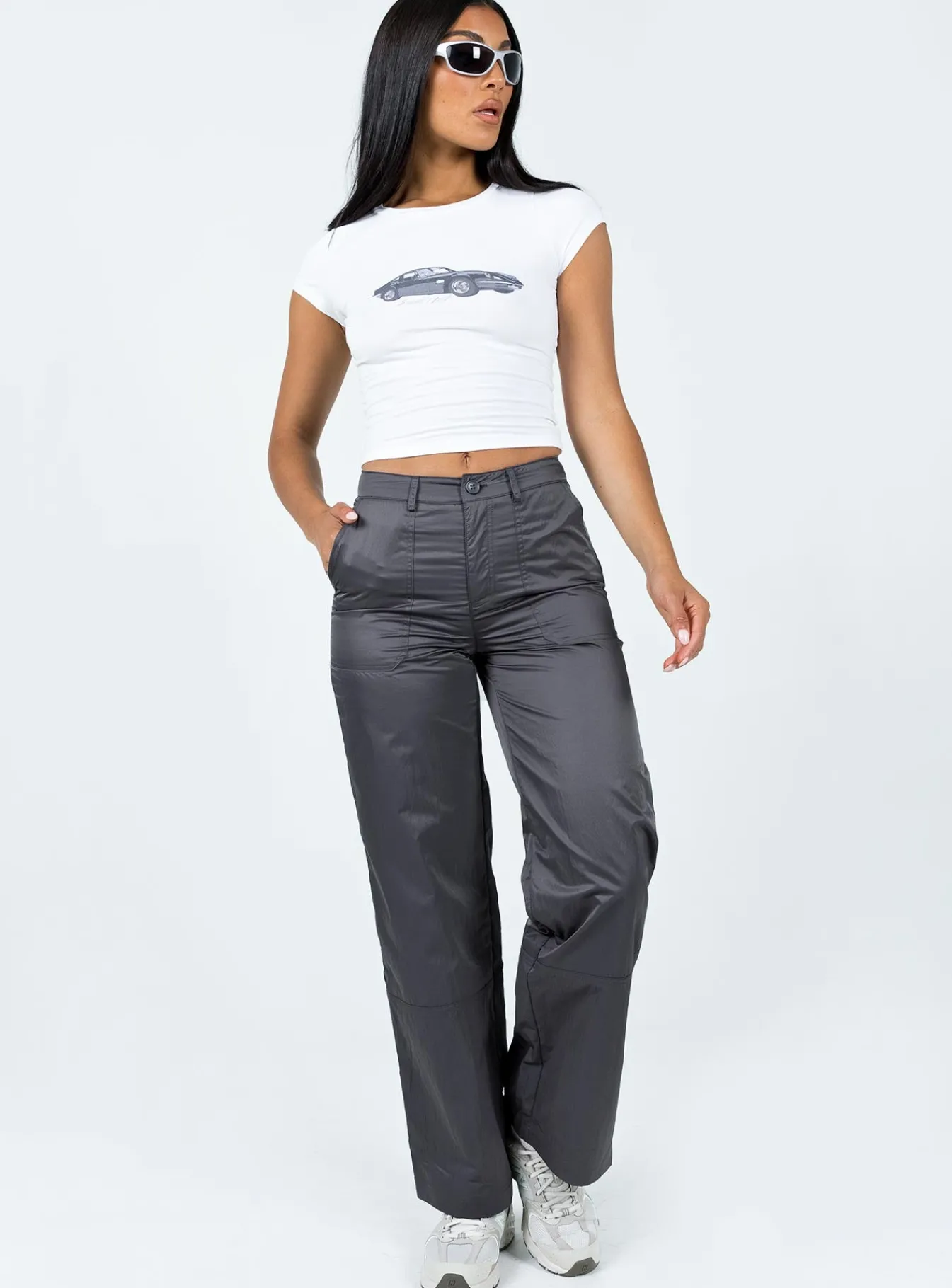 Princess Polly Parkham Utility Pants Slate Best
