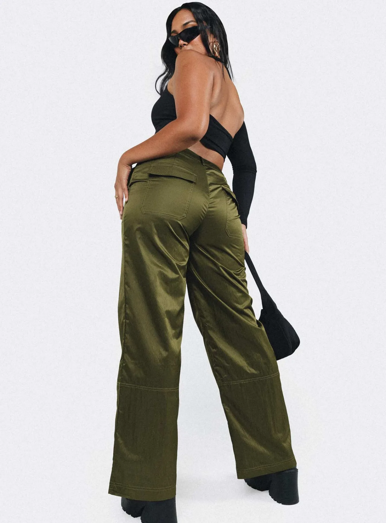 Princess Polly Parkham Utility Pants Khaki Online