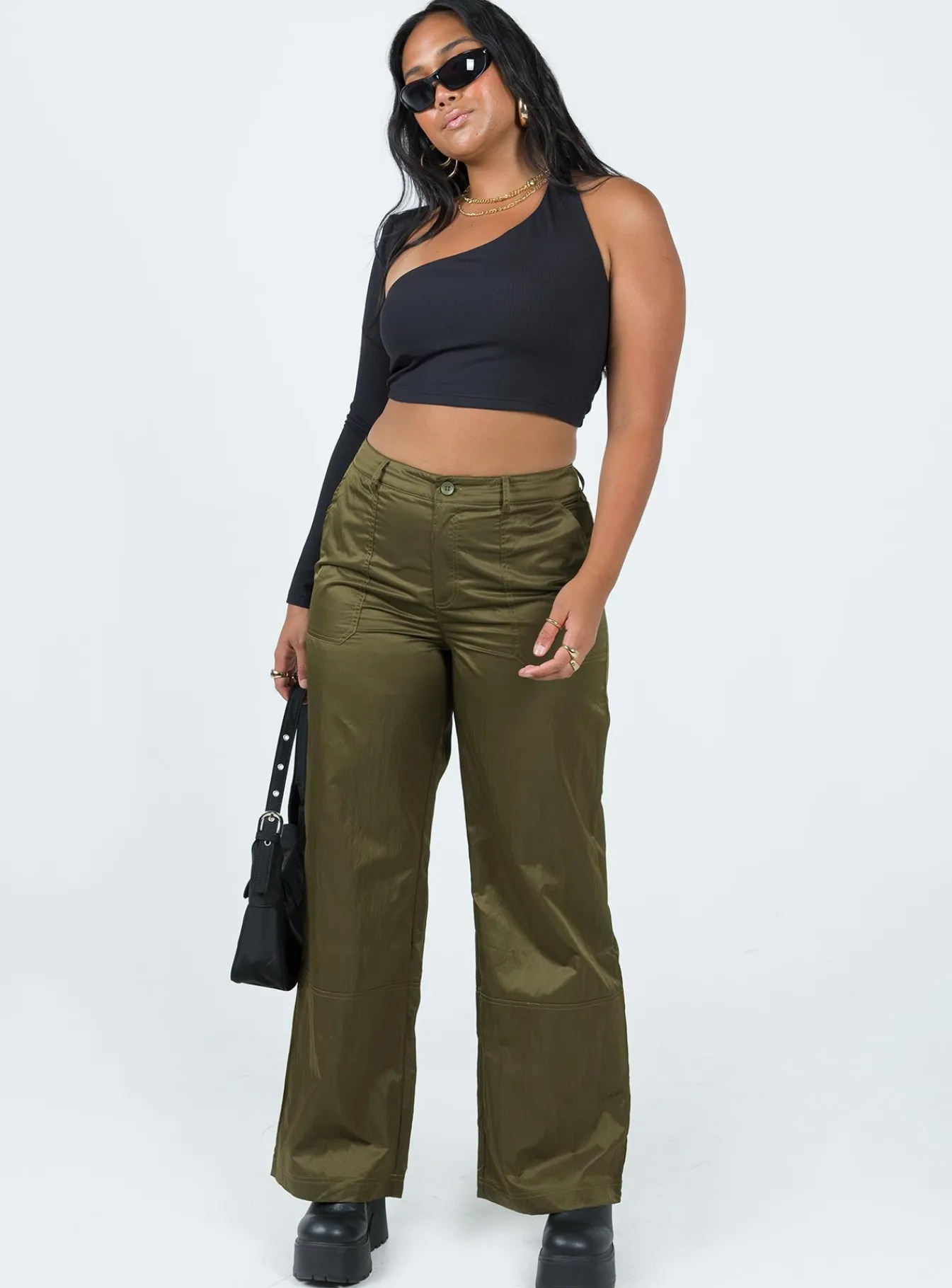 Princess Polly Parkham Utility Pants Khaki Online