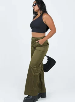 Princess Polly Parkham Utility Pants Khaki Online
