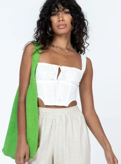 Princess Polly Parnell Top  White Online