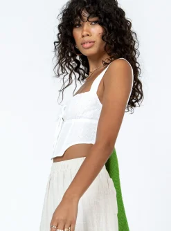 Princess Polly Parnell Top  White Online