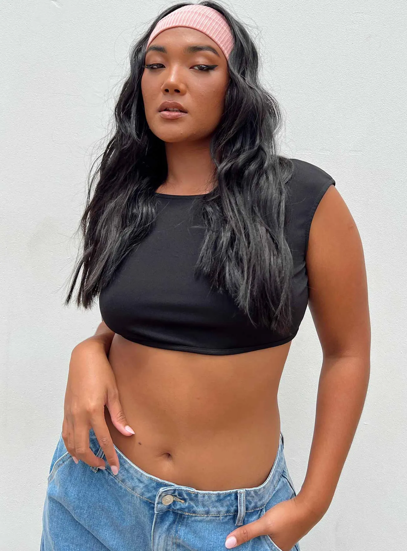 Princess Polly Pasadena Crop Top Black Clearance